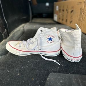 Converse Allstar White Hightop Shoes